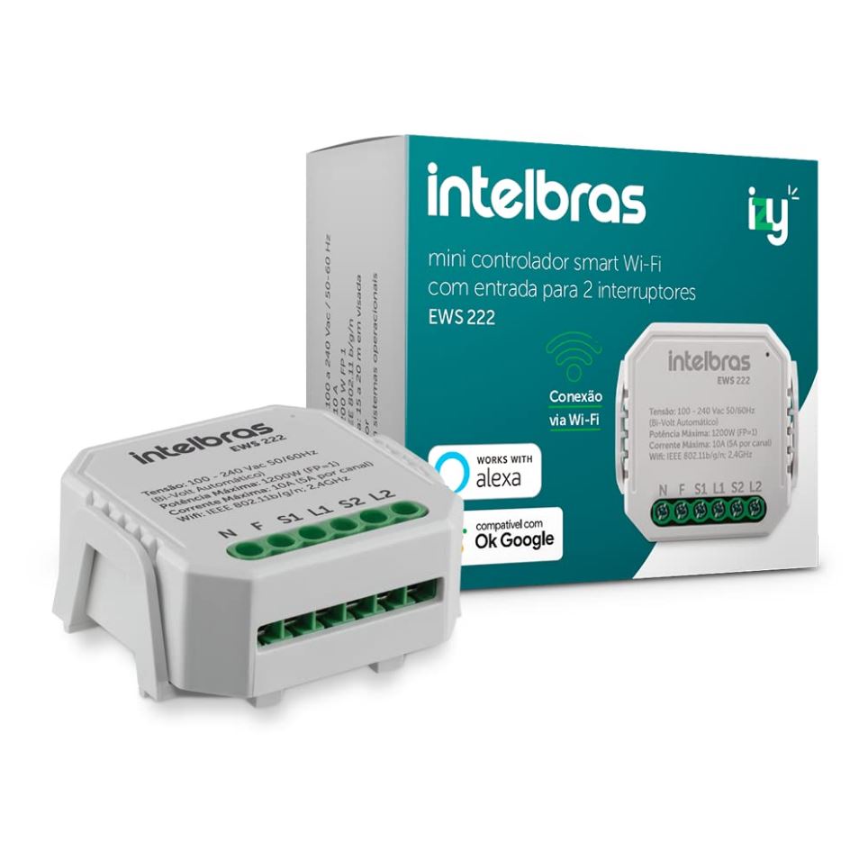 Smart Home | Linha Energia iZy Smart Intelbras EWS222